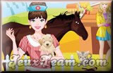 jeu barbie et ellie ecole veterinaire