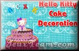 Jeu hello kitty cake decoration