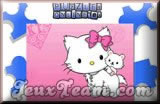 reconstruir les puzzles au choix avec hello kitty