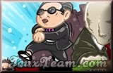 la course sans fin de psy le chanteur dans le jeu oppa gangnam run