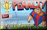 penalty le tir aux but dans des costumes etranges pour un joueur de foot